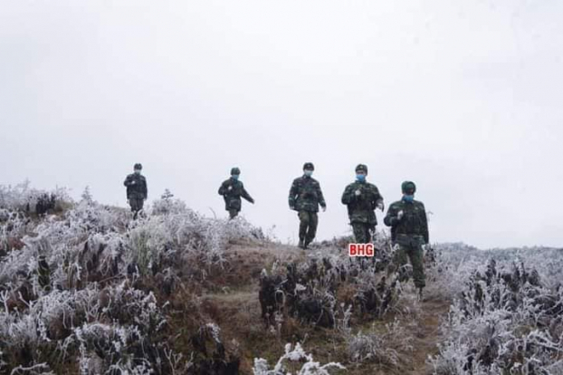 Thương chiến sĩ biên phòng bám giữ biên cương, bảo vệ Tổ quốc trong cái lạnh dưới 0 độ C 2