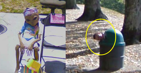 17 bức ảnh ghi lại khoảnh khắc độc lạ mà Google Street View vô tình chụp được 0