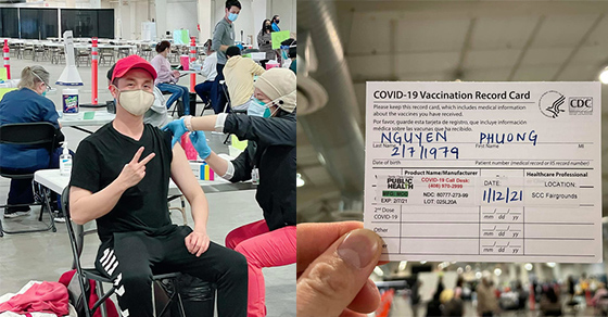 Ca sĩ Nhật Tinh Anh là sao Việt đầu tiên được tiêm vắc-xin ngừa COVID-19 tại Mỹ 0