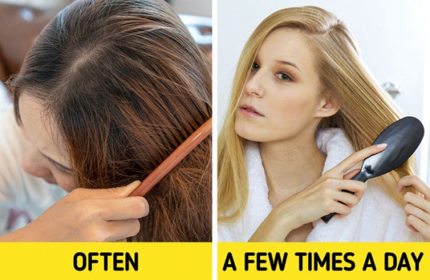 7 sai lầm khi chải tóc khiến tóc hư tổn, gãy rụng nhiều người mắc phải 3