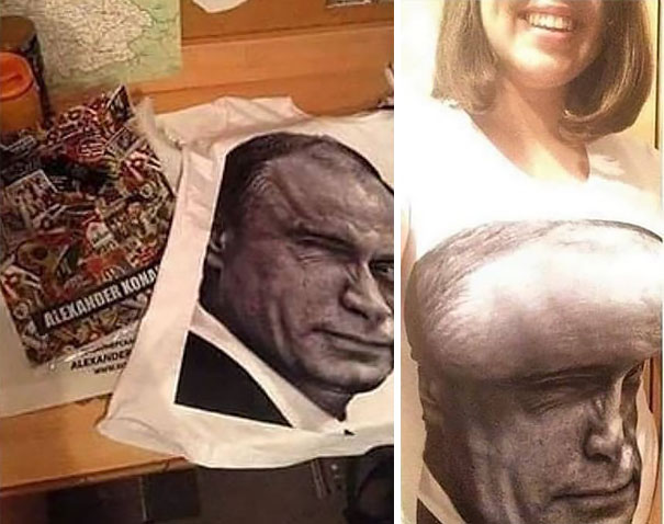   Làm ơn đừng mặc áo in hình Vladimir Putin. Đơn giản vậy thôi  