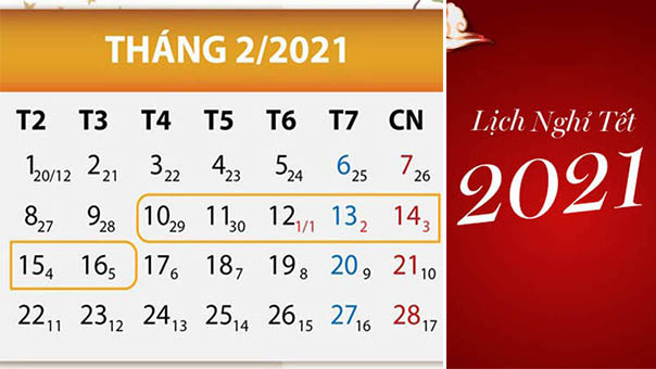 Mùng 1, mùng 2, mùng 3 Tết Nguyên đán Tân Sửu 2021 là ngày mấy dương lịch? 0