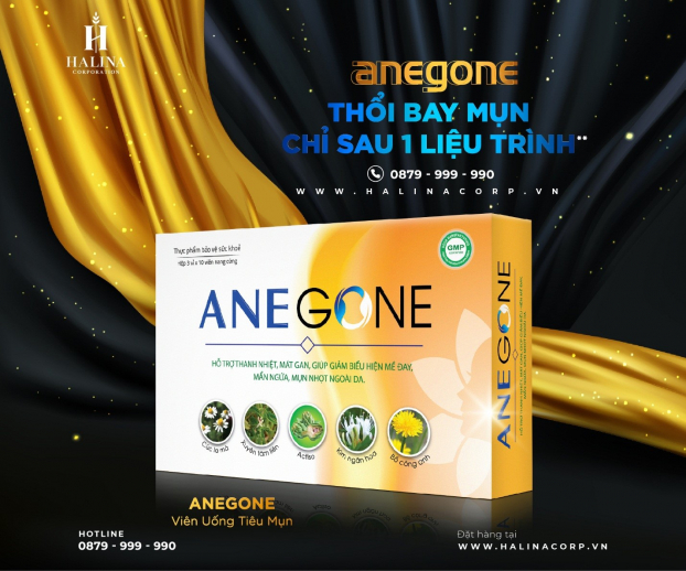Viên uống Anegone – giải pháp hoàn hảo trị dứt điểm mụn từ bên trong 0