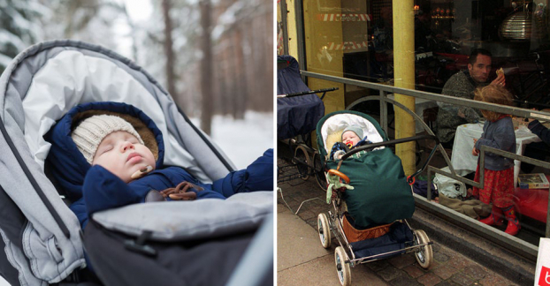 Vì sao cha mẹ các nước xứ lạnh để trẻ sơ sinh ngủ ngoài trời? 0