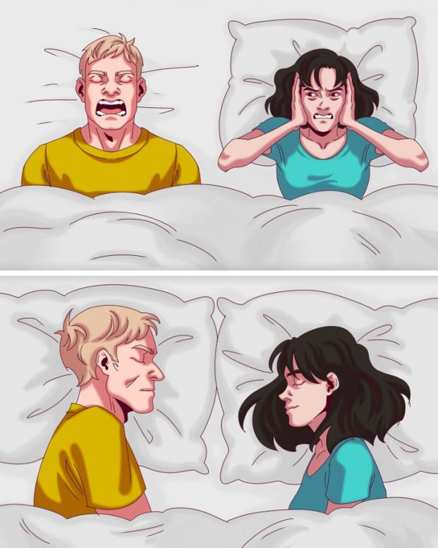 4 vấn đề khi đi ngủ làm ảnh hưởng hạnh phúc vợ chồng 1