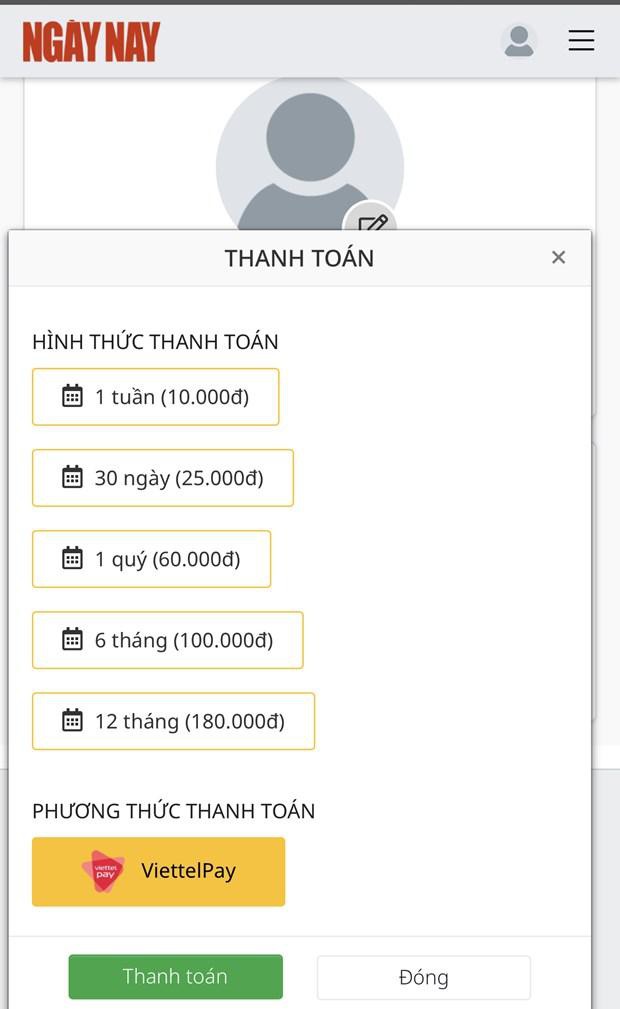 Tạp chí điện tử đầu tiên ở Việt Nam thu phí trực tuyến 0