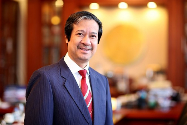   Tân Bộ trưởng Bộ GD&ĐT Nguyễn Kim Sơn.  