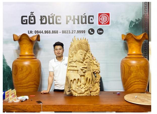 Công phu nghề mộc mỹ nghệ truyền thống tại xưởng gỗ Đức Phúc 3