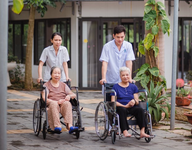   Tại các viện dưỡng lão dịch vụ, người cao tuổi sẽ được hưởng những chế độ chăm sóc tốt nhất cho cả sức khỏe thể chất và tinh thần. Ảnh minh họa  