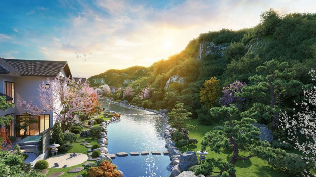 Phối cảnh Biệt thự Sun Onsen Village