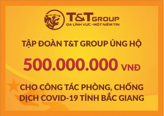 Tập đoàn T&T Group tiếp tục hỗ trợ 1 tỷ đồng giúp Bắc Ninh, Bắc Giang chống dịch 0
