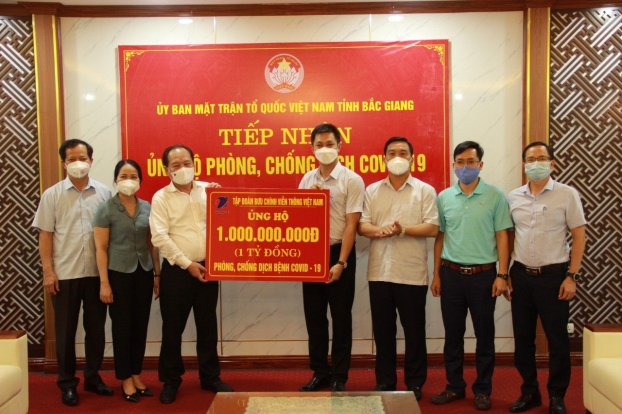 Tập đoàn VNPT ủng hỗ Quỹ phòng chống dịch COVID 19 của Tỉnh Bắc Ninh và Bắc Giang 0