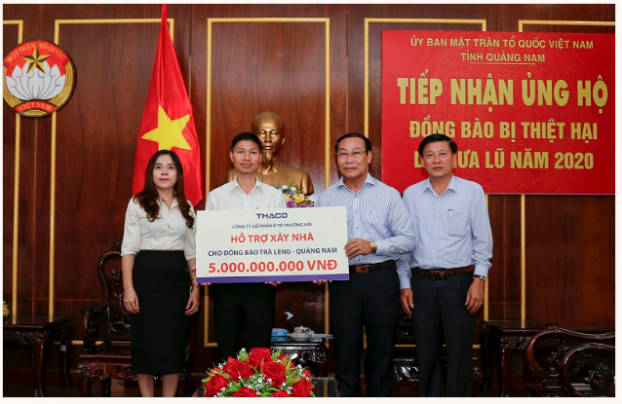 THACO dành 5 tỷ đồng hỗ trợ xây dựng lại làng cho đồng bào Trà Leng 0