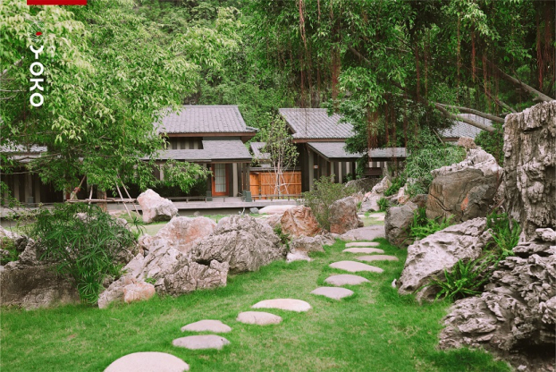   Khu nghỉ dưỡng khoáng nóng Yoko Onsen Quang Hanh như một ngôi làng Nhật giữa thung lũng xanh  