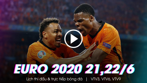 Trực tiếp bóng đá EURO 2020 21-22/6: Bắc Macedonia vs Hà Lan, Phần Lan vs Bỉ trên VTV 0