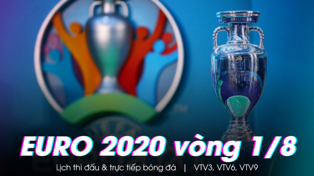 Lịch thi đấu EURO 2020 vòng 1/8 và trực tiếp bóng đá trên VTV3, VTV6, VTV9 0