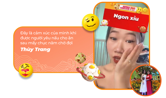   Bạn Thuỳ Trang là người bật cảm xúc “so deep' nhất  