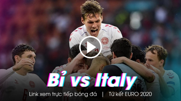 Link xem bóng đá EURO 2020 hôm nay: Bỉ vs Italy trên VTV3, VTV9 0