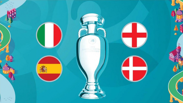 Lịch thi đấu bán kết EURO 2020 và trực tiếp bóng đá trên VTV 0
