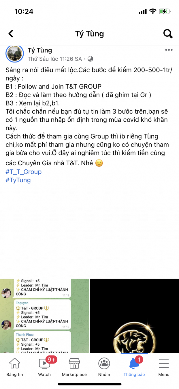 Phát hiện sàn tiền ảo mạo danh thương hiệu Tập đoàn T&T Group 15