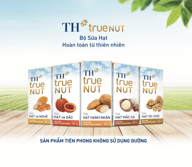   5 loại sữa hạt TH true NUT  