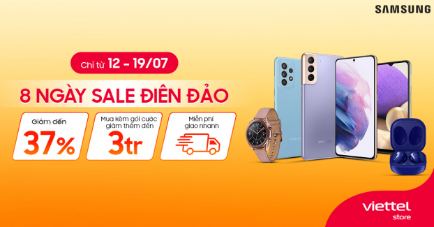 Viettel Store giảm tới 37% khi mua smartphone Samsung kèm gói cước Viettel 1