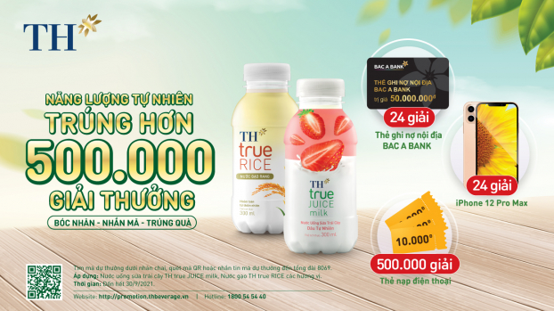 Giải nhiệt mùa hè cùng 'cơn lốc' hơn 500.000 quà tăng 'cực chất' từ TH 0