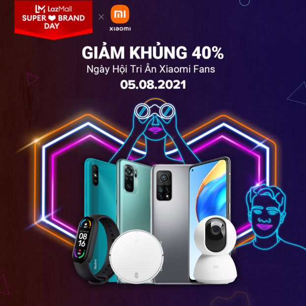 Xiaomi Việt Nam ưu đãi giá đặc biệt tại Ngày hội siêu thương hiệu trên Lazada 0