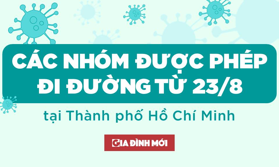 8 nhóm đối tượng được phép ra đường tại TP.HCM từ 0h ngày 23/8 0