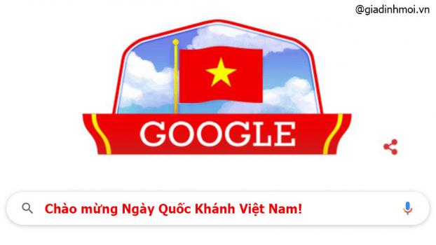 Google Doodle hôm nay 2/9: Chào mừng ngày Quốc khánh Việt Nam 0