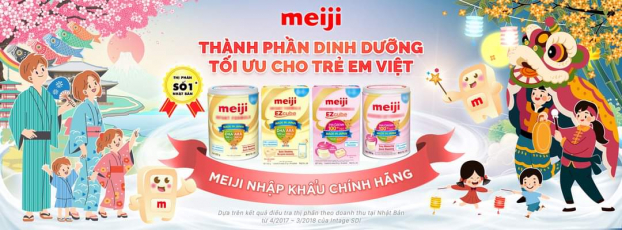 Trao tặng sản phẩm dinh dưỡng Meiji cho mẹ và bé điều trị tại BV Hùng Vương 1