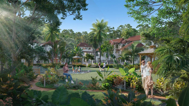   Sun Tropical Village - khu đô thị nghỉ dưỡng phong cách nhiệt đới (Ảnh phối cảnh minh họa)  