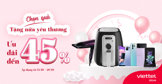 Smartphone, đồ công nghệ tại Viettel Store đồng loạt giảm giá sâu nhân ngày 20/10 0