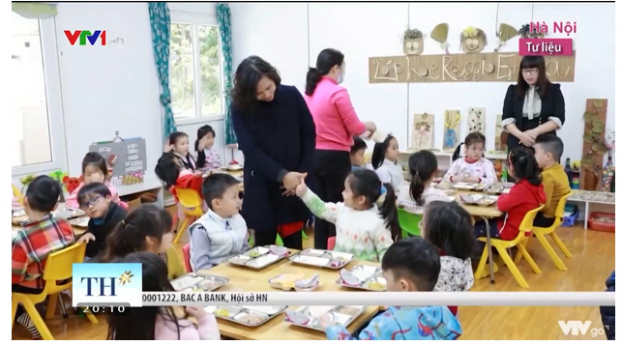   Các chuyên gia dinh dưỡng tham gia tư vấn cho Mô hình điểm Bữa ăn học đường. (Ảnh chụp màn hình chương trình Vì tầm vóc Việt).    