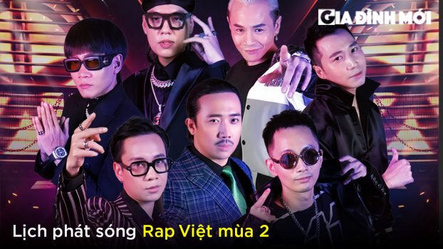 Lịch phát sóng Rap Việt mùa 2 trên HTV2, VieON, YouTube 0