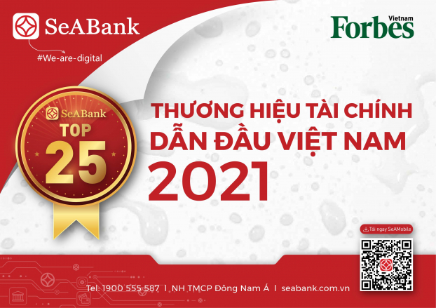SeABank Top 25 Thương hiệu tài chính dẫn đầu và Top 10 Thương hiệu mạnh Việt Nam 1
