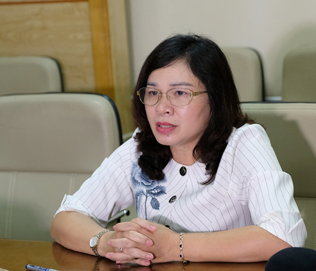   TS Dương Thị Hồng, Phó viện trưởng Vệ sinh dịch tễ Trung ương.  