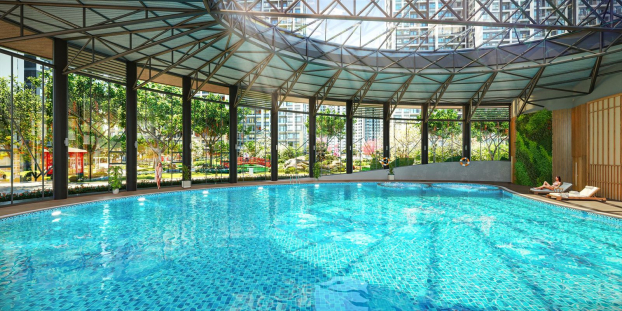   Bể bơi 4 mùa - tiện ích trong mơ làm nên những “mùa Hè bất tận” tại Vinhomes Smart City  