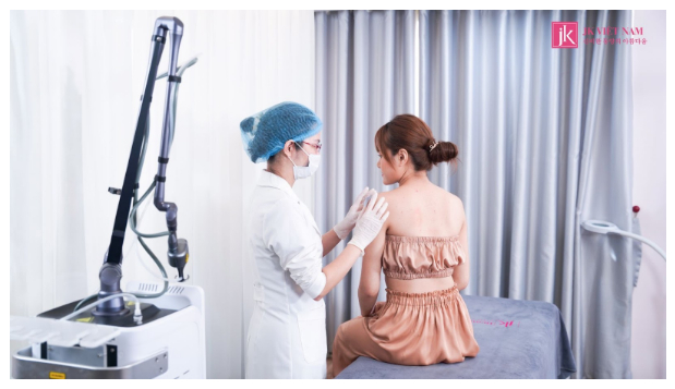 Quy trình trị viêm da, các bệnh về da chuẩn y khoa tại phòng khám JK Việt Nam 3