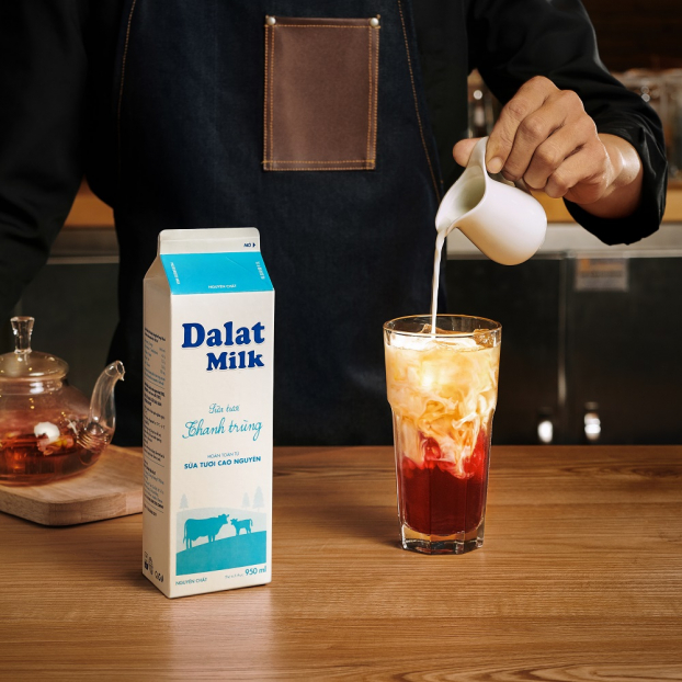   Thương hiệu sữa Dalatmilk sẽ là người bạn đồng hành cùng các Barista trong cuộc thi.  