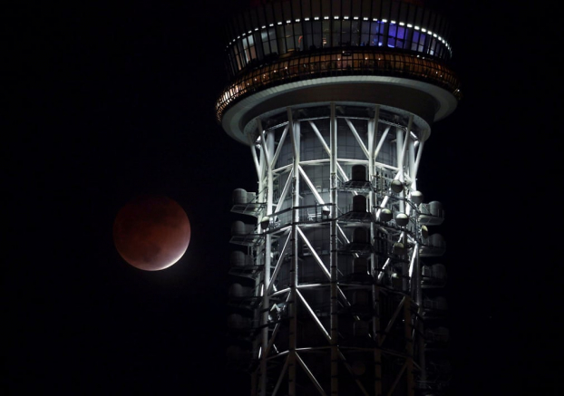 Những bức ảnh chụp trăng máu và nguyệt thực một phần đẹp và ấn tượng nhất hôm qua 19/11 10