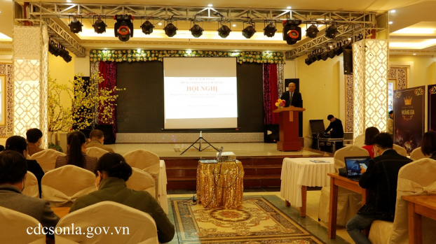 Hội nghị Tổng kết Chương trình phòng chống HIV/AIDS và cung cấp các dịch vụ phòng chống HIV/AIDS chi trả qua Bảo hiểm y tế. Nguồn ảnh: CDC Sơn La