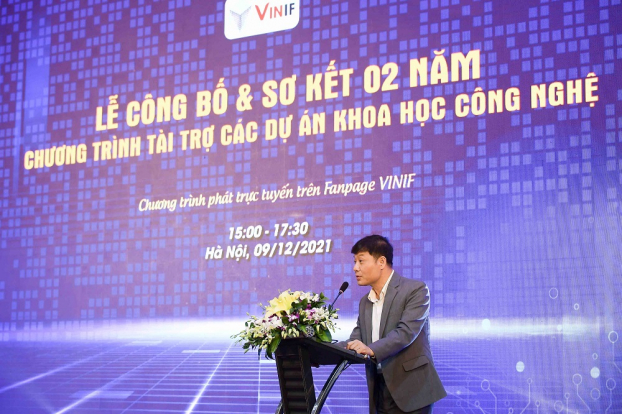   GS. TS. Lê Quân (Giám đốc Đại học Quốc gia Hà Nội) đánh giá cao tác động của VINIF đối với các tổ chức, cá nhân thực hiện nghiên cứu khoa học, công nghệ và đổi mới sáng tạo.  