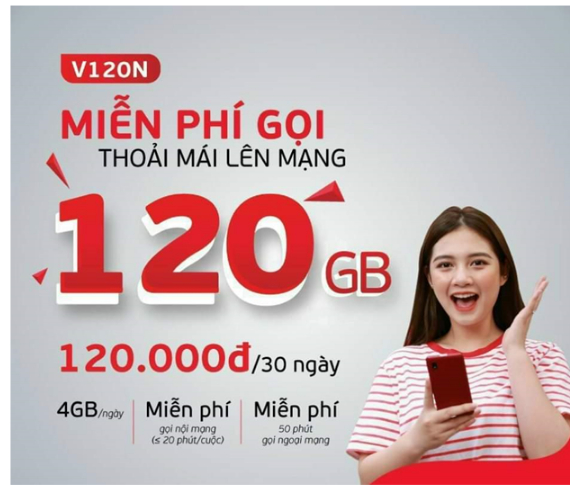 Gói Cước 4G Viettel giá rẻ nhiều ưu đãi khi đăng ký tại ViettelData.vn 3