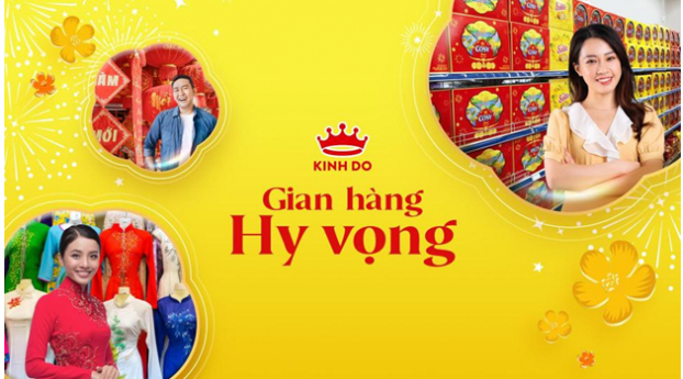   Mondelez Kinh Đô tổ chức chương trình 1,000 “Gian hàng hy vọng” hỗ trợ các shop tăng doanh số bán hàng Tết thông qua kế hoạch truyền thông digital.  