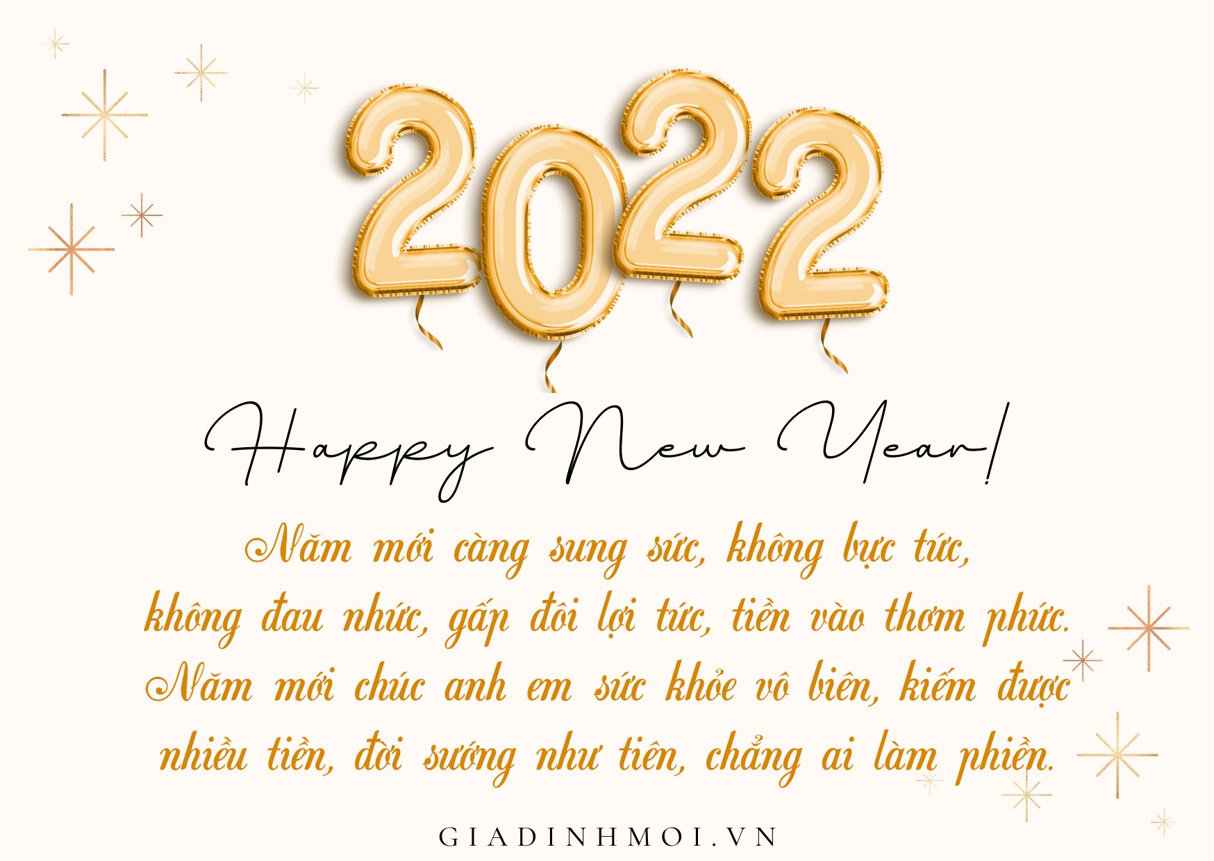 Tuyển tập thiệp chúc mừng năm mới 2022 đẹp, độc, ý nghĩa tặng mọi người 0