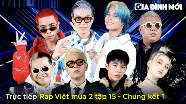 Link xem trực tiếp Rap Việt mùa 2 tập 15 Chung kết 1 ngày 22/1 trên HTV2, VieON 0