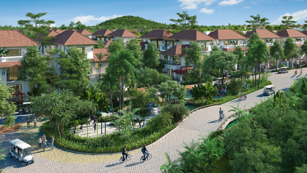   Phối cảnh Khu đô thị Sun Tropical Village tại Phú Quốc  