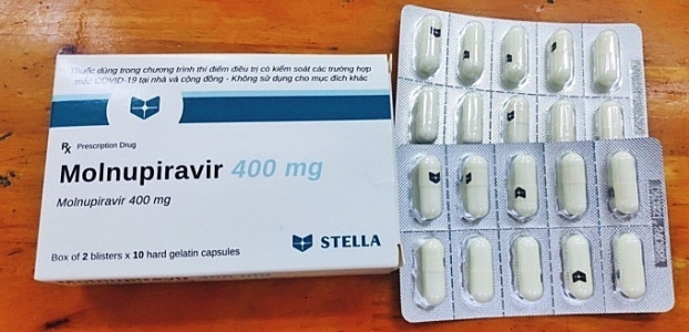   Việt Nam mới cấp phép cho 3 loại thuốc chứa Molnupiravir sản xuất trong nước, phục vụ công tác phòng chống dịch bệnh COVID-19. Ảnh minh họa  
