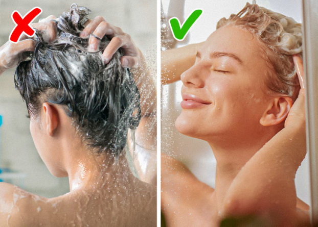 6 thói quen trong phòng tắm có thể gây hại tóc của bạn 4